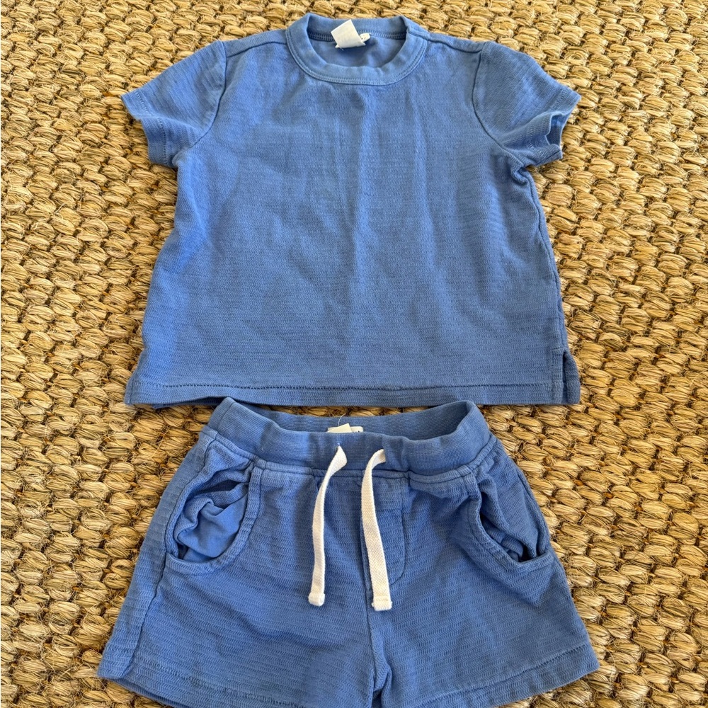 Blue Kids T-Shirt and Shorts Set - Crewcuts